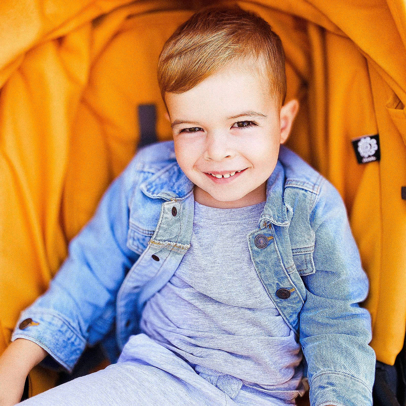 Danylo joined the competition — help win amazing prizes! azure, baby_toddler_clothing, child, chin, clothing, collar, comfort, electric_blue, facial_expression, fun, happy, head, iris, joy, neck, nose, person, sitting, skin, sleeve