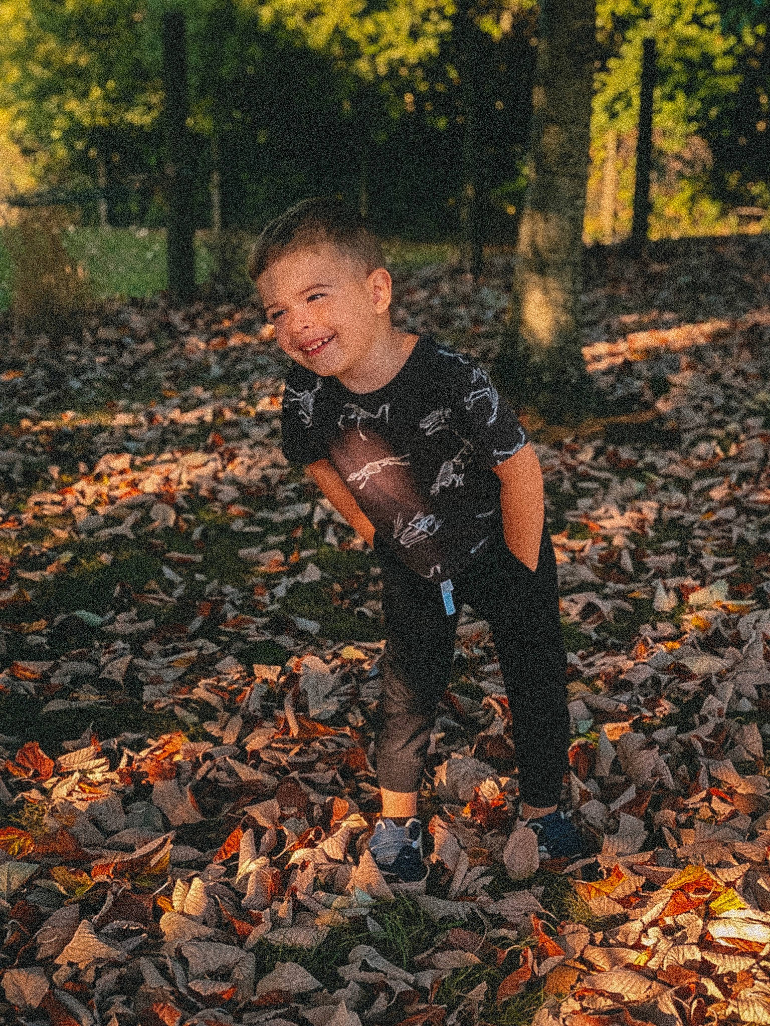 Danylo joined the competition — help win amazing prizes! adaptation, deciduous, flash_photography, forest, grass, happy, joy, landscape, natural_landscape, people_in_nature, person, plant, smile, soil, t_shirt, tints_and_shades, tree, trunk, wood, woodland