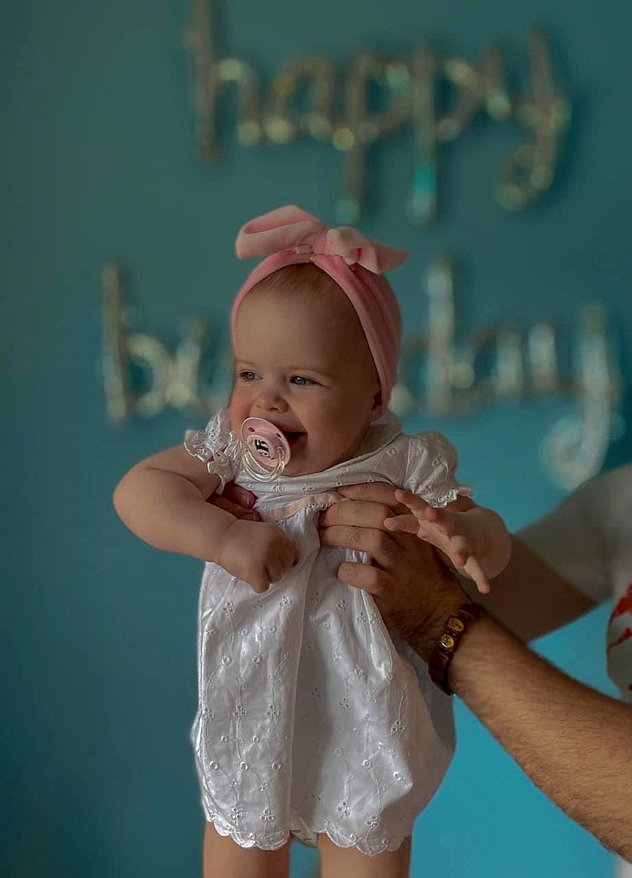 Yustyna joined the competition — help win amazing prizes! baby, baby_products, baby_toddler_clothing, cap, child, fashion_accessory, finger, fun, gesture, happy, hat, headgear, jewellery, nail, peach, person, portrait_photography, sleeve, thumb, toddler