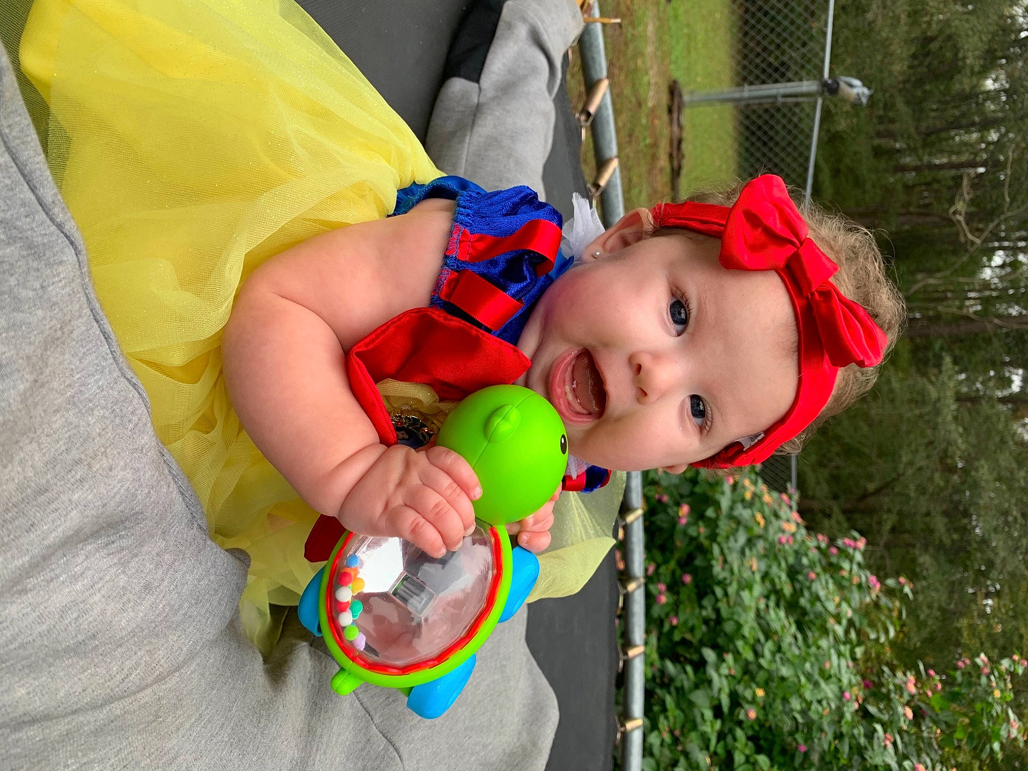 Novalie joined the competition — help win amazing prizes! baby, baby_products, baby_toys, child, eye, face, fun, garden, grass, happy, headwear, leisure, nose, people_in_nature, person, plant, play, recreation, snapshot, toddler