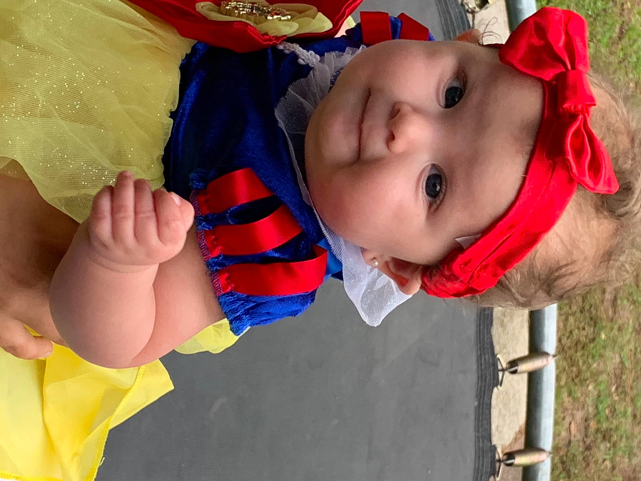 Novalie is registered to the contest to win money with this photo: baby, baby_toddler_clothing, child, clothing, electric_blue, eye, fun, gesture, happy, hat, headgear, headwear, human_body, lip, mouth, nail, nose, person, red, skin