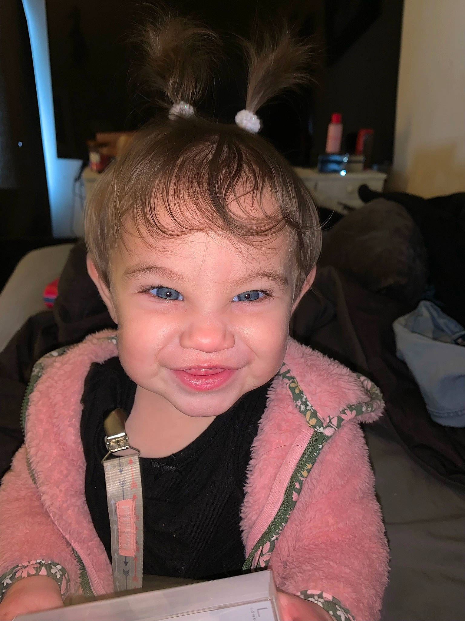 Liberty is registered to the contest to win money with this photo: baby, black, cheek, child, chin, ear, eye, eyebrow, eyelash, face, forehead, fun, happy, iris, joy, lip, neck, nose, person, skin