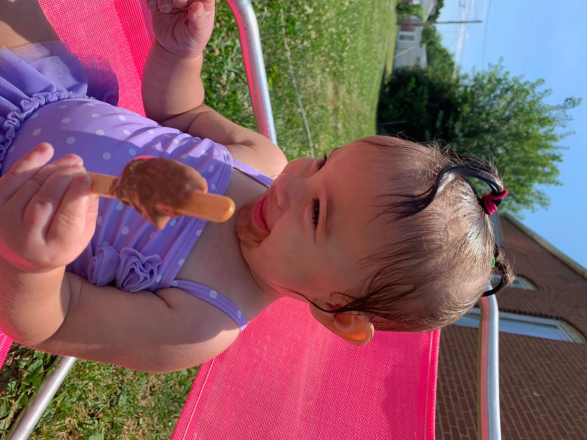 Liberty joined the competition — help win amazing prizes! baby, child, elbow, food, fun, gesture, grass, happy, joint, leisure, person, plant, play, recreation, shorts, sky, toddler, tree, vacation, water