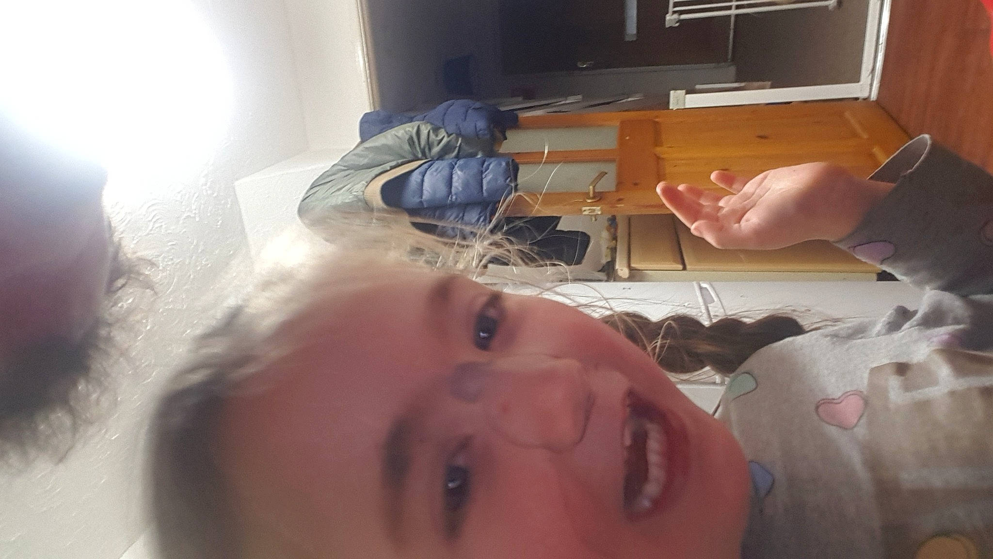 Orla joined the competition — help win amazing prizes! baby, chest, child, chin, comfort, eyebrow, eyelash, finger, forehead, fun, human_leg, jaw, joy, lip, mammal, mouth, muscle, nose, person, skin