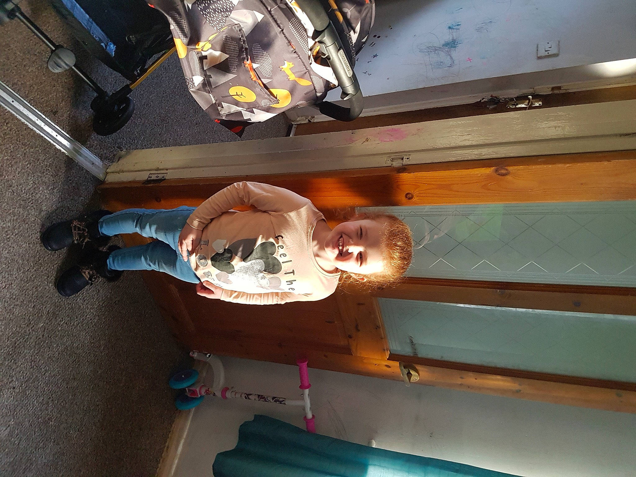 Kiera is registered to the contest to win money with this photo: auto_part, automotive_exterior, automotive_lighting, bumper, ceiling, elbow, fun, hardwood, joy, machine, metal, person, room, space, steel, walking_shoe, wood, wrist