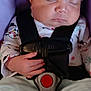baby, sleeping, car_seat, pink_hat, clothing, infant, child, seatbelt, hand, face, closed_eyes, cute, toddler, safety, infant_clothing, seat_harness, baby_garment, baby_accessory, resting, child_safety