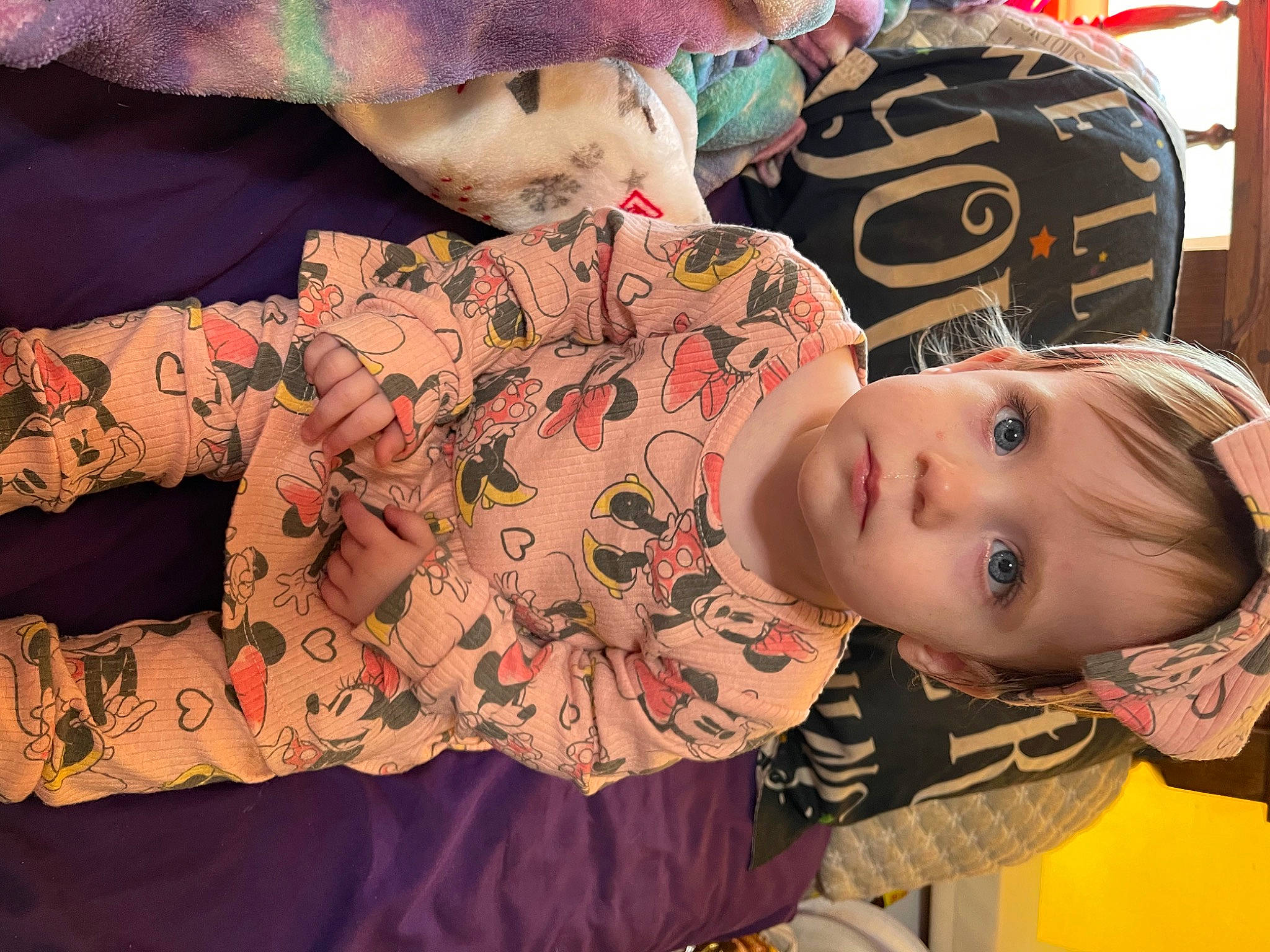 Rhys is registered to the contest to win money with this photo: baby, baby_products, baby_toddler_clothing, cap, cheek, child, comfort, facial_expression, fun, happy, headgear, pattern, person, pink, room, selfie, skin, sleeve, toddler