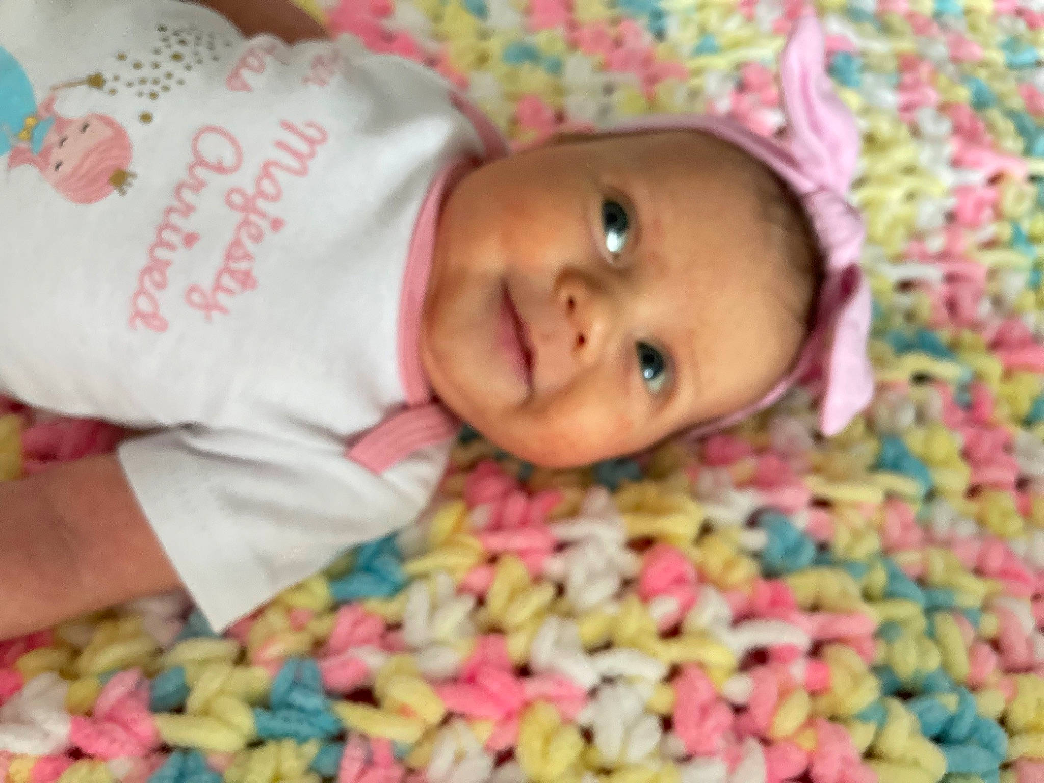 Elise is registered to the contest to win money with this photo: baby, baby_products, baby_toddler_clothing, cheek, child, eye, eyelash, fun, happy, iris, joy, lip, nose, pattern, people_in_nature, person, pink, product, skin, smile