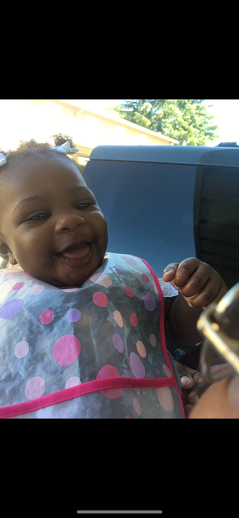 Melody is registered to the contest to win money with this photo: adaptation, baby, child, facial_expression, fun, happy, person, skin, smile, toddler