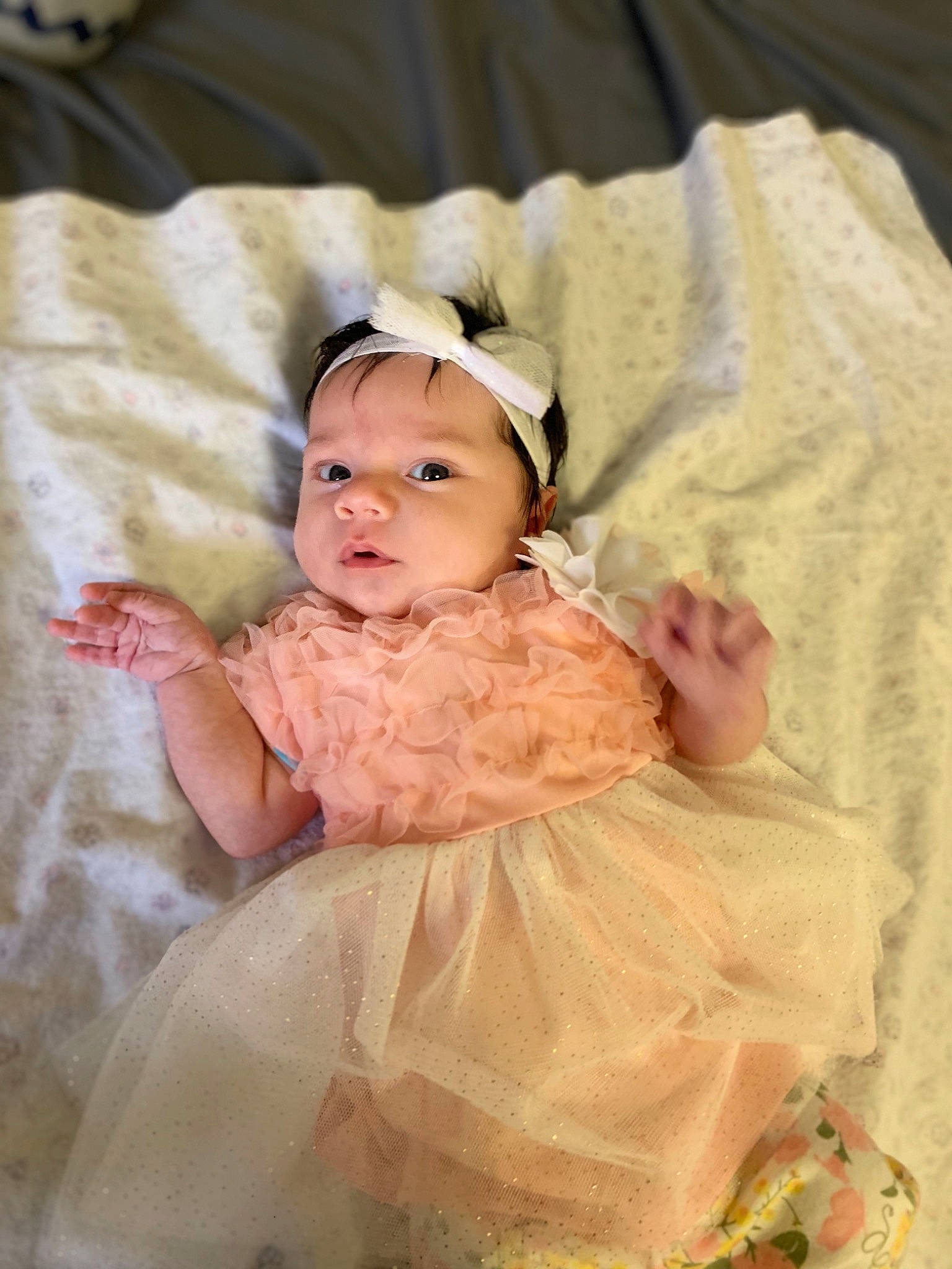 Anahi joined the competition — help win amazing prizes! baby, baby_products, child, hair_accessory, headwear, person, pink, product, skin, toddler