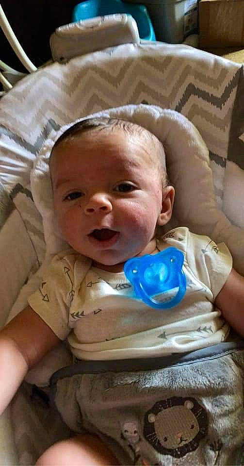 Hayden joined the competition — help win amazing prizes! baby, baby_products, cheek, child, person, product, toddler