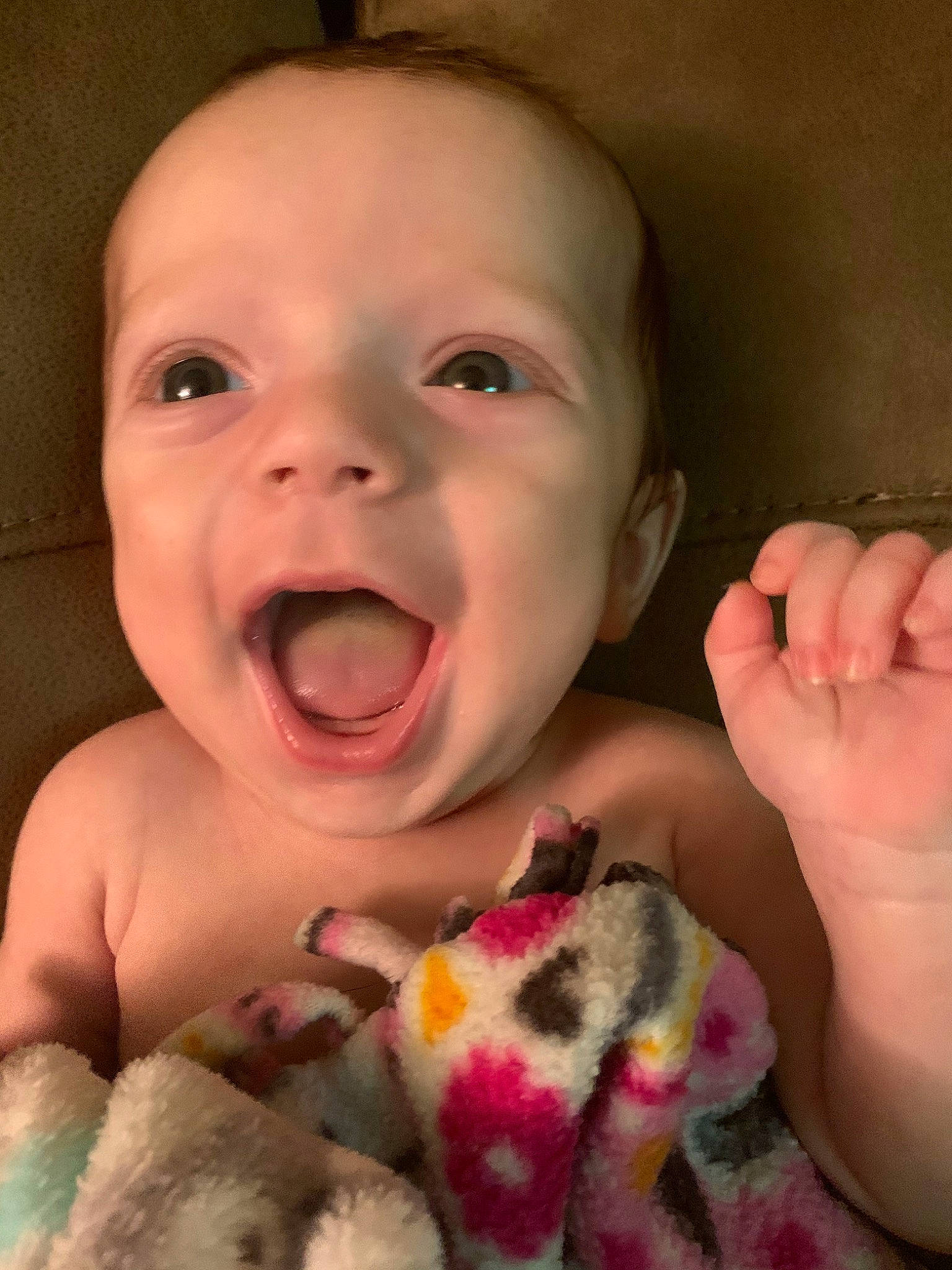 Xavier Davis is registered to the contest to win money with this photo: baby, baby_making_funny_faces, cheek, child, close_up, eye, face, facial_expression, finger, fun, head, lip, mouth, nose, organ, person, skin, smile, toddler, tongue