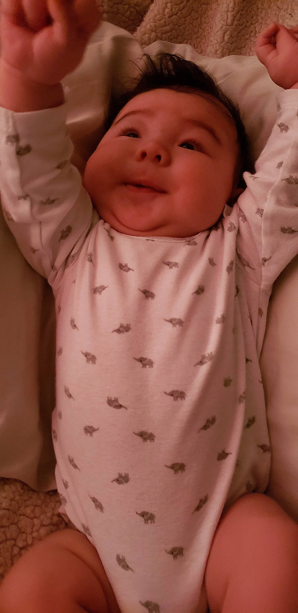 Cillian is registered to the contest to win money with this photo: baby, baby_toddler_clothing, cheek, child, lip, person, pink, skin, sleep, smile, toddler