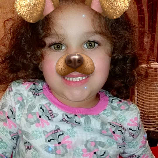 Ri'Niyah joined the competition — help win amazing prizes! cheek, child, ear, eye, face, fun, girl, head, infant, mouth, nose, organ, person, pink, product, skin, smile, snout, textile, toddler