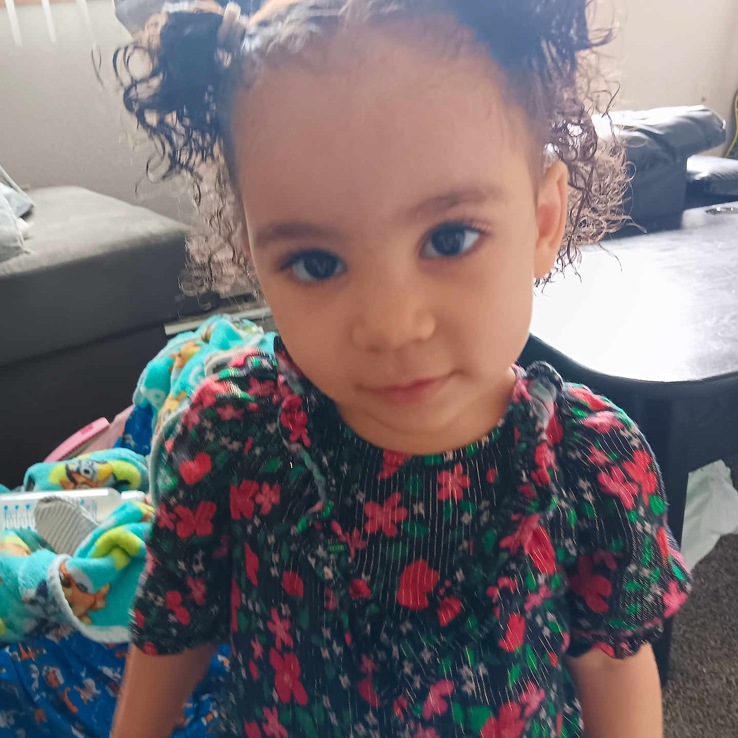 Ocean joined the competition — help win amazing prizes! architecture, building, child, clothing, couch, cushion, dress, face, female, furniture, girl, head, homedecor, indoors, livingroom, person, photography, portrait, room, t_shirt