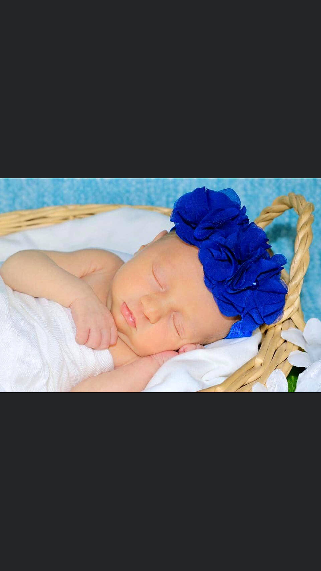 Kasey joined the competition — help win amazing prizes! baby, baby_sleeping, birth, blue, child, fashion_accessory, hair_accessory, headband, headgear, headwear, nap, person, photograph, photography, plant, portrait_photography, product, skin, sleep, toddler