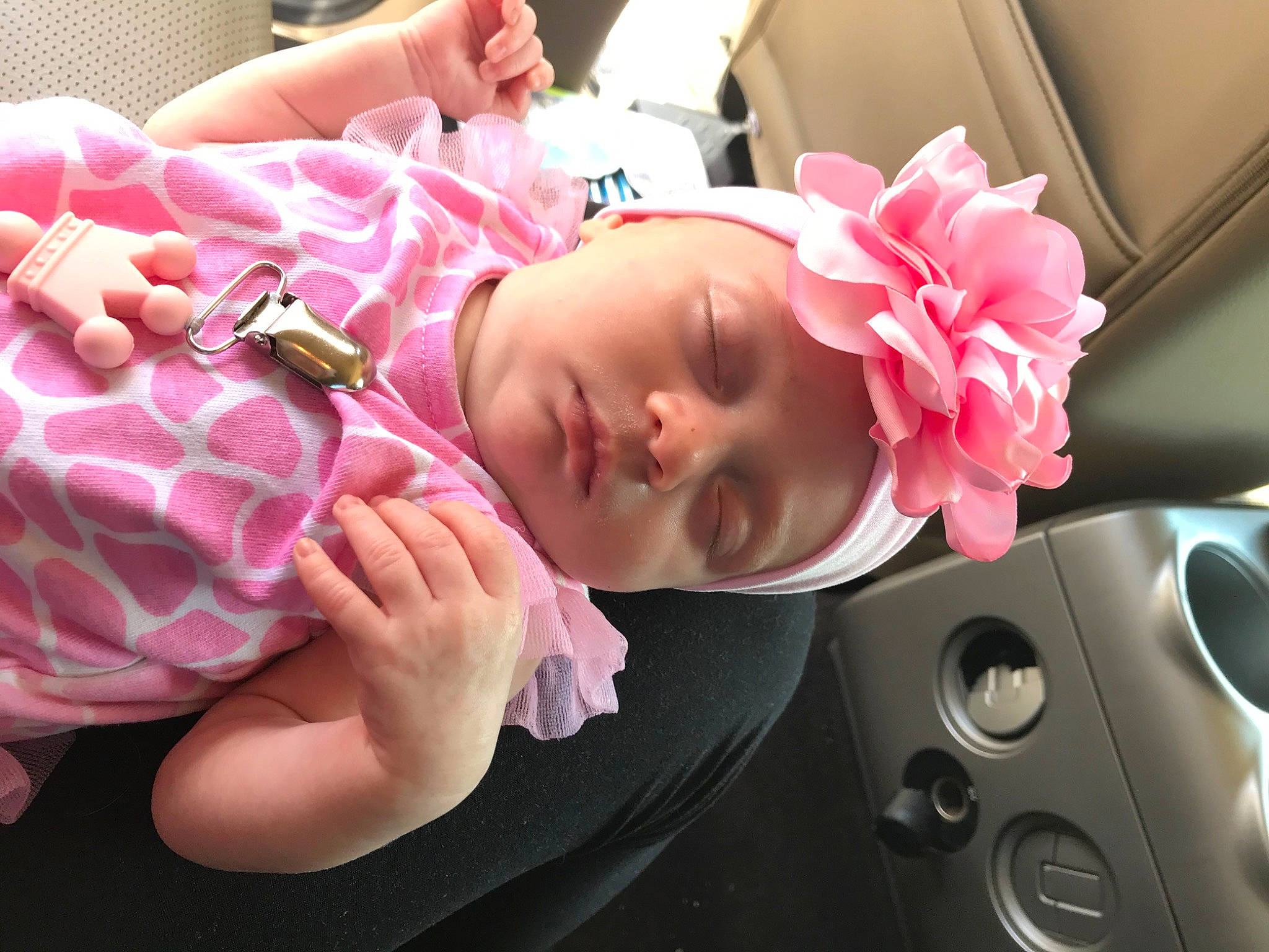 Kasey joined the competition — help win amazing prizes! baby, beauty, birth, cheek, child, ear, flower, hair_accessory, hand, head, headgear, headwear, leg, mouth, nose, person, pink, plant, product, room