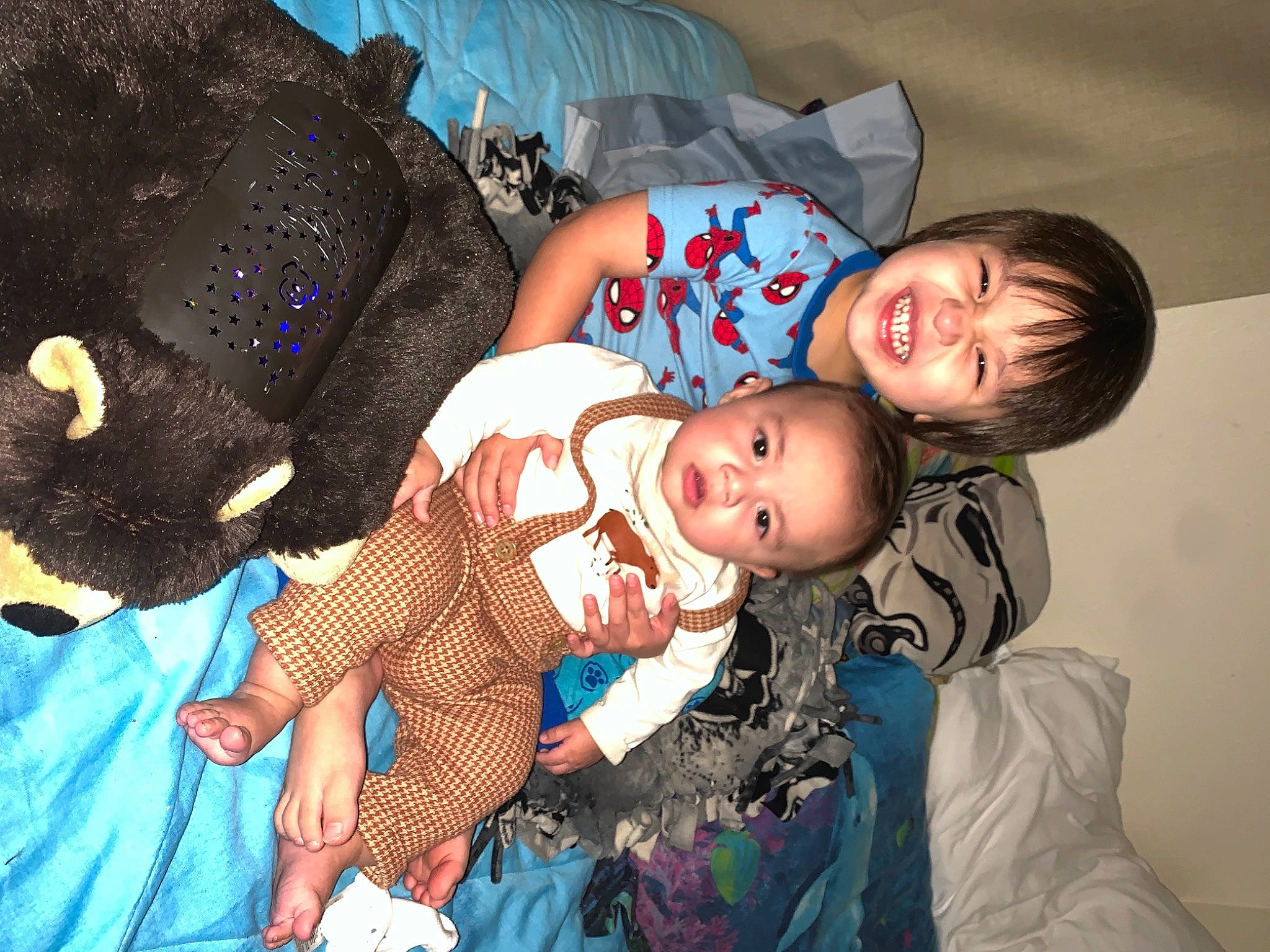 Daniel joined the competition — help win amazing prizes! baby, baby_toddler_clothing, blue, cheek, child, comfort, couch, event, flash_photography, fun, happy, hat, iris, joy, mouth, pattern, person, room, sitting, smile