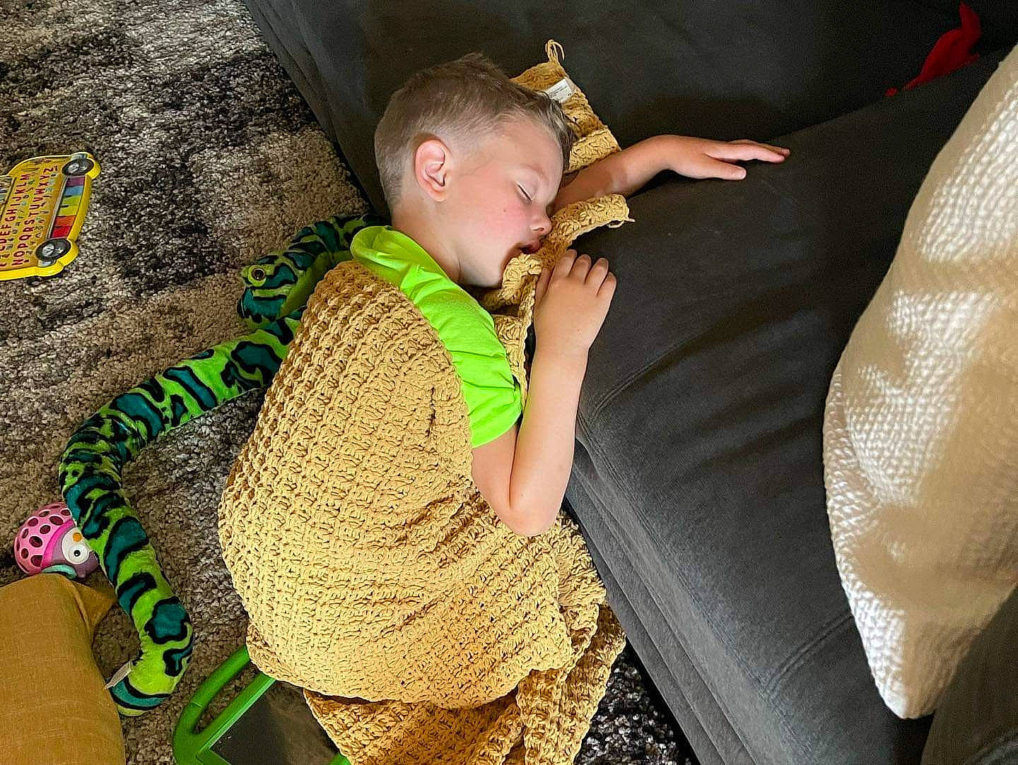 Alaric is registered to the contest to win money with this photo: bag, car_seat, comfort, cool, finger, fun, gesture, grass, hairstyle, human, human_leg, joint, lap, mammal, outerwear, person, sitting, t_shirt, thigh, toddler