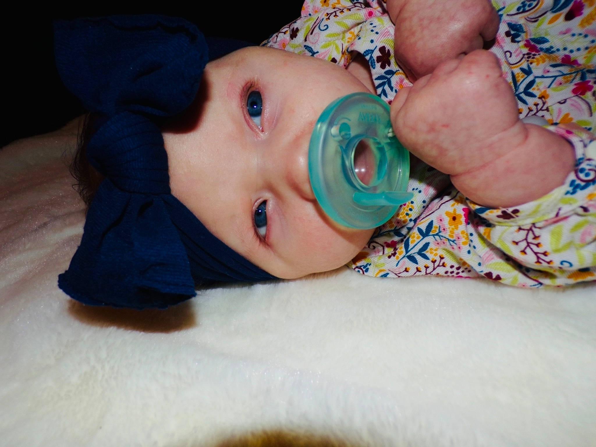 Natalie Rose joined the competition — help win amazing prizes! baby, baby_products, baby_toddler_clothing, cheek, child, eye, headwear, linens, nose, person, skin, toddler