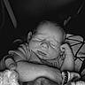 Achilles joined the competition — help win amazing prizes! newborn, baby, sleeping, infant, blanket, monochrome, black_and_white, cozy, peaceful, portrait, close_up, child, hand, face, soft, wrapped, resting, quiet, cuddle, toddler