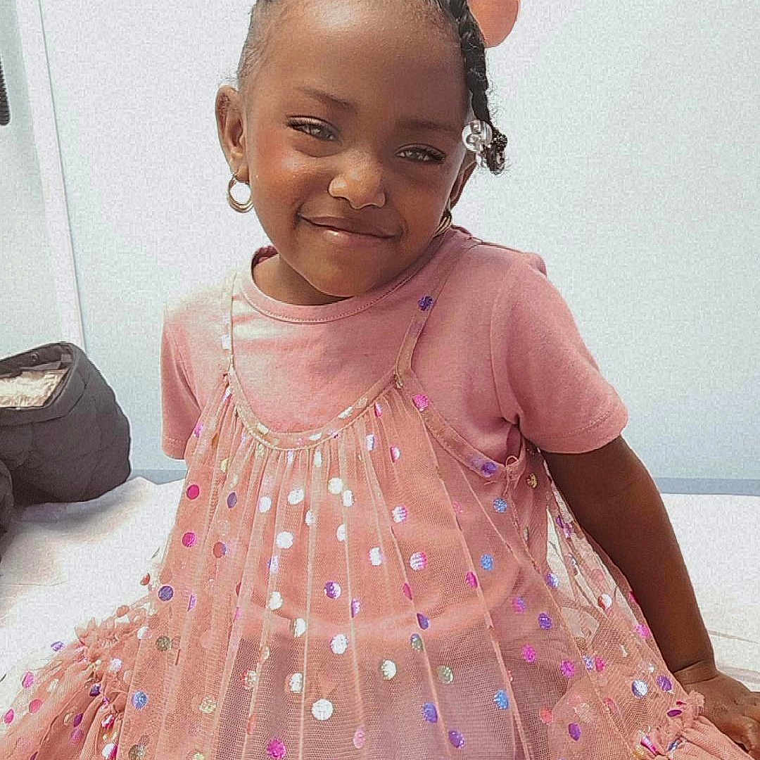 Za'Kiyyah joined the competition — help win amazing prizes! blackhair, bodypart, child, clothing, cornrows, dimples, dress, face, female, girl, hair, happy, head, person, photography, portrait, shoulder, sitting, sleeve, smile