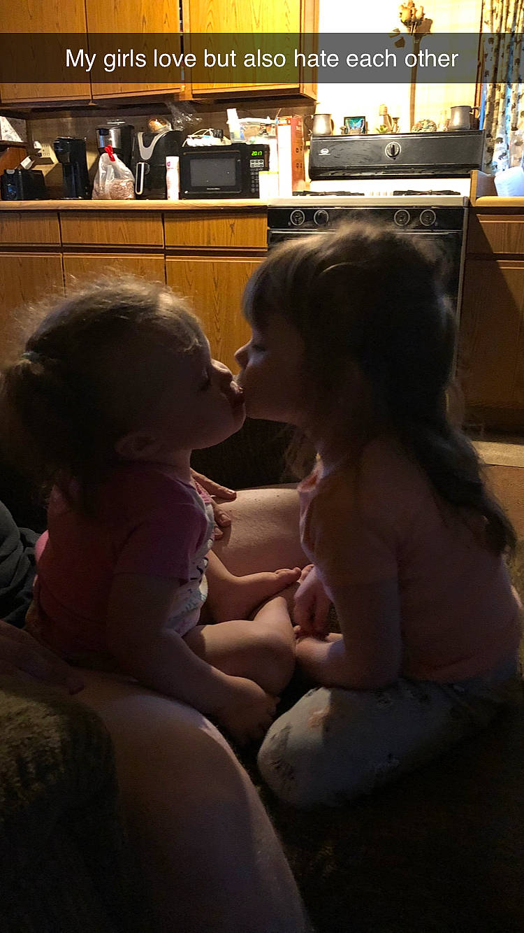 Nova is registered to the contest to win money with this photo: abdomen, baby, chest, child, ear, event, flash_photography, fun, gesture, happy, home_appliance, kiss, kitchen_appliance, lighting, love, person, room, sitting, television, toddler