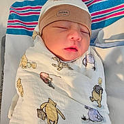 Mason joined the competition — help win amazing prizes! newborn, baby, sleeping, blanket, hat, hospital, swaddled, face, infant, cozy, cute, peaceful, child, soft_light, bed, portrait, clothing, toddler, wrapped, resting