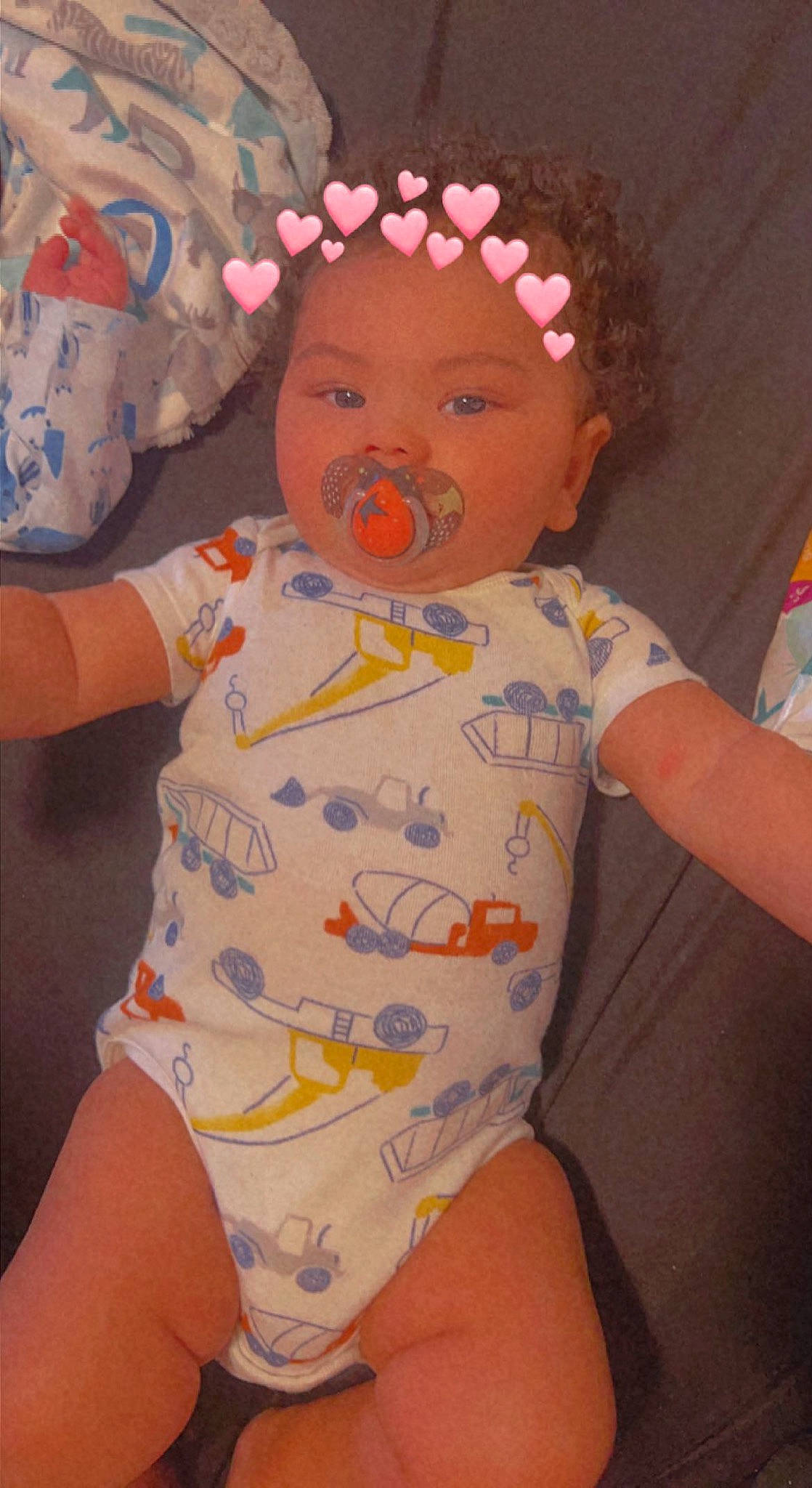 Axl joined the competition — help win amazing prizes! baby, cheek, child, chin, cool, eye, finger, head, joint, lip, mouth, nose, orange, organ, person, pink, skin, sleeve, stomach, textile