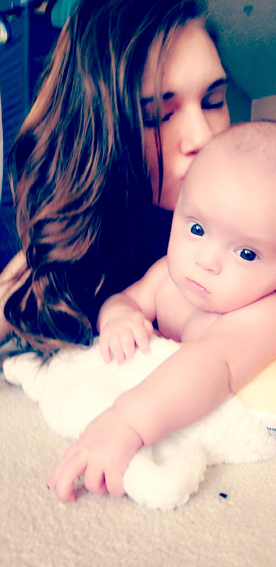 Blaise is registered to the contest to win money with this photo: baby, beauty, cheek, child, daughter, eye, face, fun, head, iris, lip, love, mother, nose, person, photography, play, sibling, skin, smile