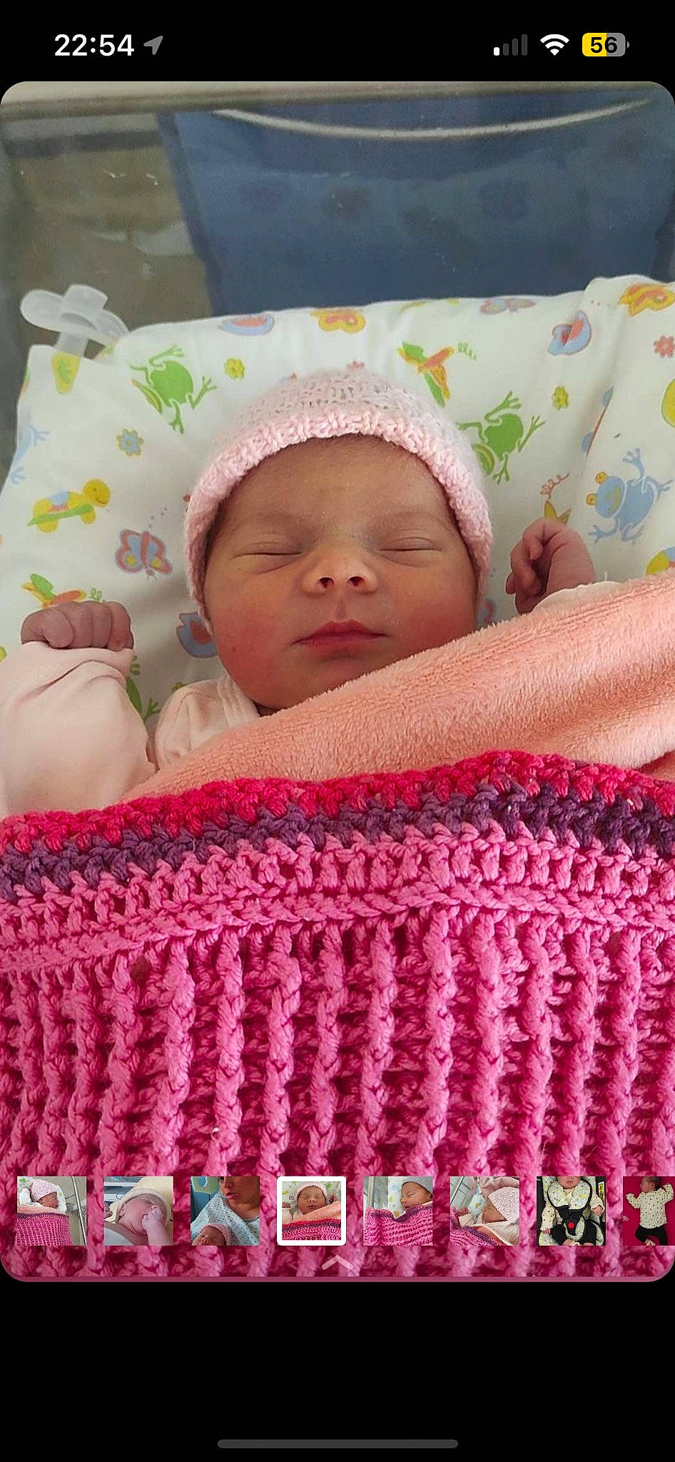 Lilya participe au concours pour gagner de l'argent avec cette photo : baby, baby_sleeping, baby_toddler_clothing, bedding, bedtime, cheek, child, comfort, grass, headwear, linens, magenta, pattern, person, pink, purple, room, skin, textile, toddler