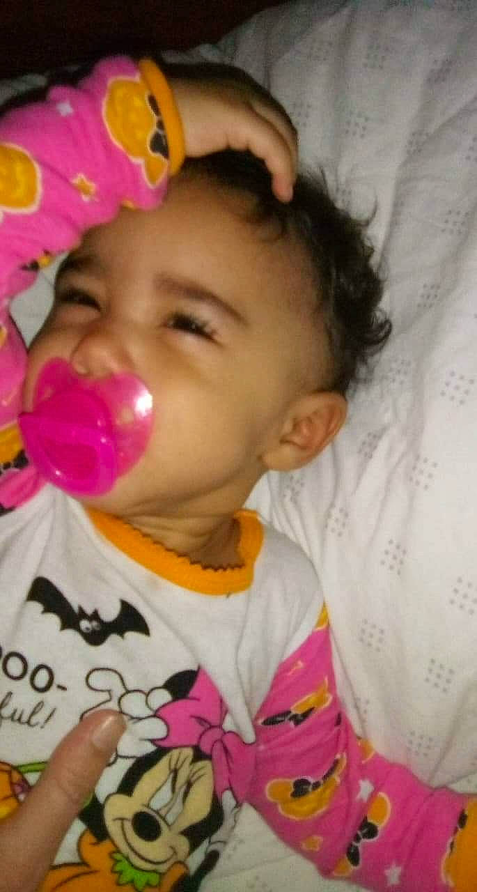Dezrae is registered to the contest to win money with this photo: baby, cheek, child, ear, face, head, lip, mouth, nose, person, pink, play, skin, smile, toddler