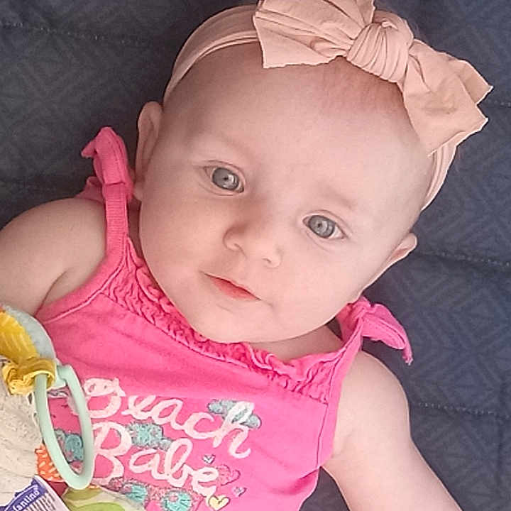 Summer joined the competition — help win amazing prizes! accessories, baby, bonnet, cap, clothing, couch, cushion, dress, face, furniture, hat, head, headband, homedecor, newborn, person, photography, portrait, swimwear, t_shirt