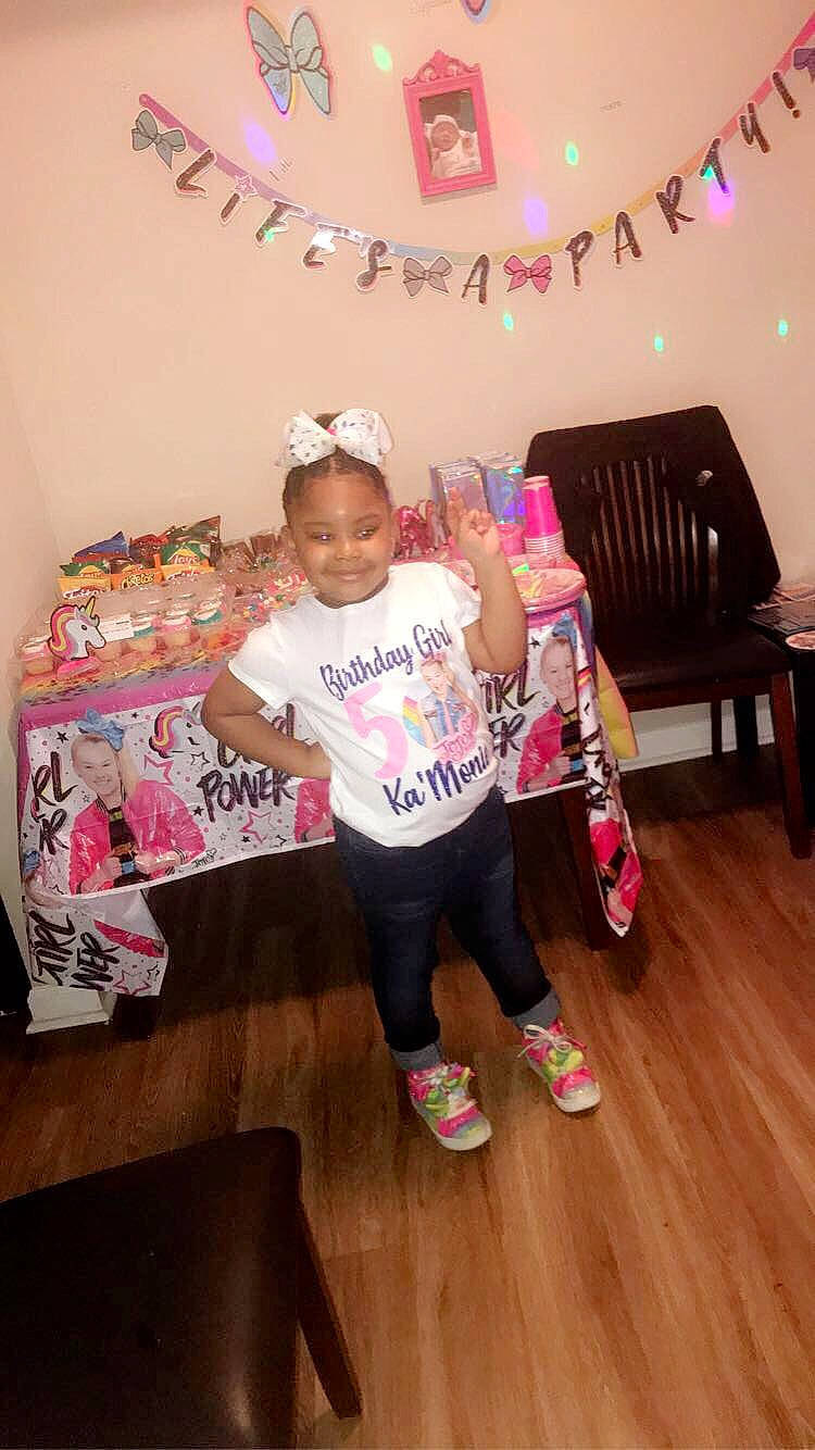 Kamonie is registered to the contest to win money with this photo: child, joy, party, person, pink, toddler