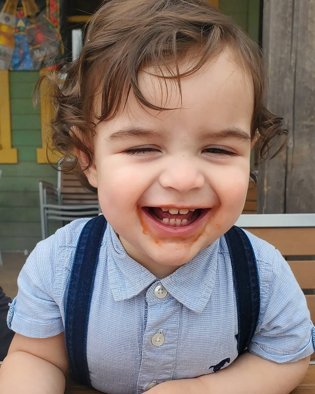 Azariah joined the competition — help win amazing prizes! baby_toddler_clothing, cheek, chin, clothing, eye, eyebrow, eyelash, facial_expression, gesture, happy, iris, jaw, joy, lip, mouth, neck, nose, person, skin, sleeve