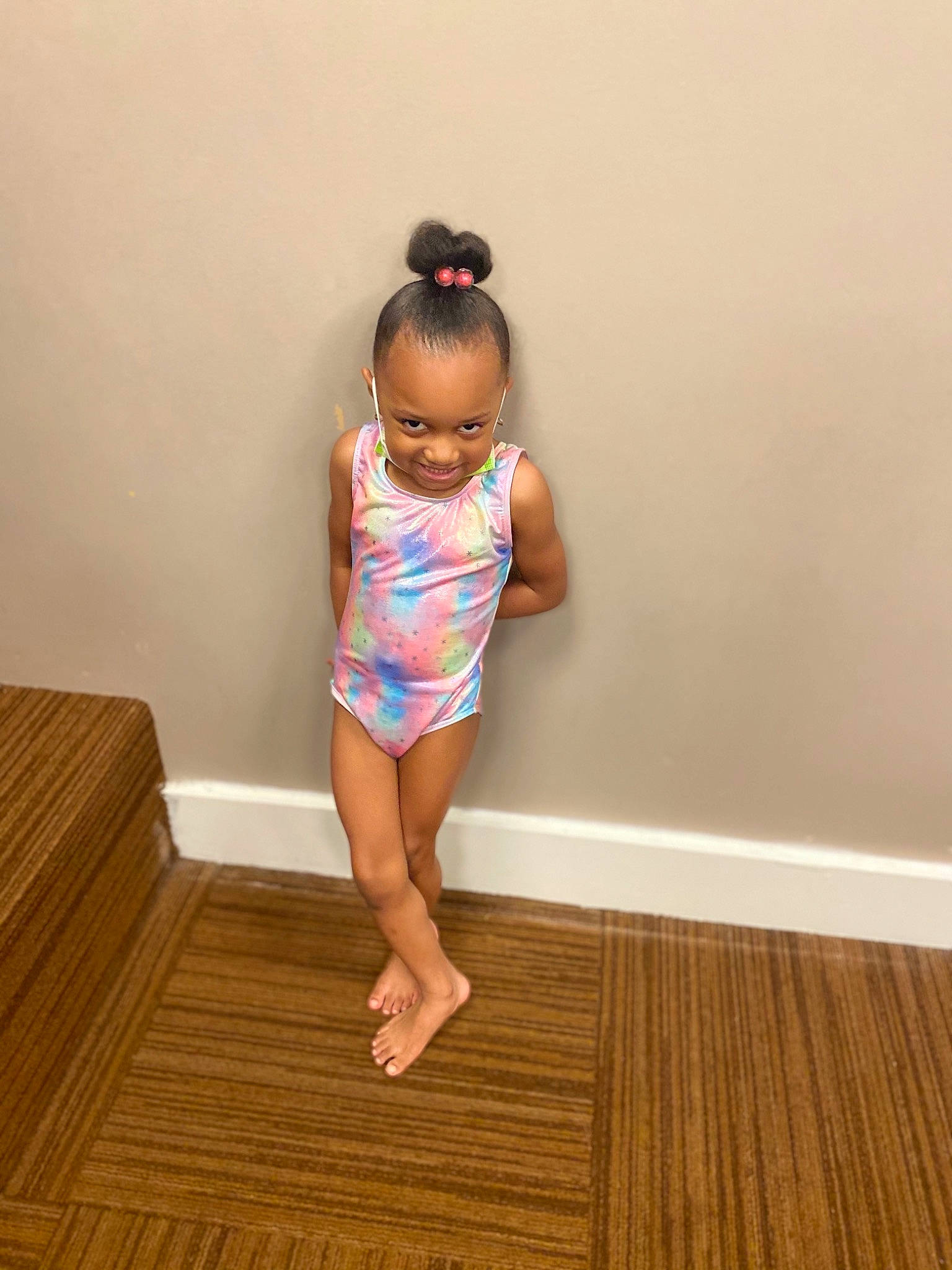 Amiyah joined the competition — help win amazing prizes! arm, baby_toddler_clothing, barefoot, calf, elbow, flooring, hardwood, human_leg, joy, knee, laminate_flooring, leg, person, plank, sleeve, thigh, toddler, varnish, waist, wood