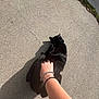 black_cat, cat, pet, animal, sidewalk, concrete, shadow, hand, bracelet, sunlight, grass, outdoor, fur, relaxing, person, casual, pavement, playing, resting, cute