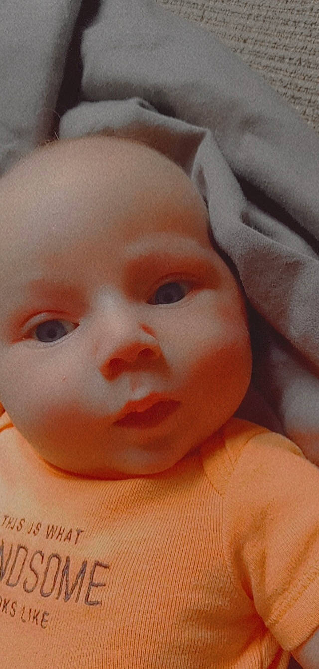 Branson joined the competition — help win amazing prizes! baby, baby_toddler_clothing, cheek, child, chin, eye, eyebrow, eyelash, flesh, forehead, human_body, iris, lip, mouth, nail, nose, peach, person, skin, thumb