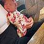 Bella Rose joined the competition — help win amazing prizes! baby, sleeping, floral_clothing, headband, person, indoor, chair, table, wood, hand, holding, cozy, peaceful, newborn, infant, family, casual_clothing, window, natural_light, seated
