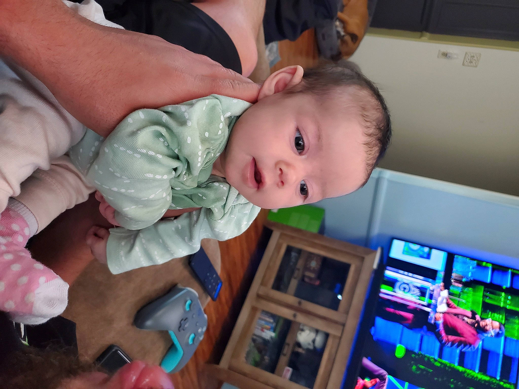 Alexandria joined the competition — help win amazing prizes! arcade_game, baby, baby_products, baby_toddler_clothing, cheek, child, finger, fun, hand, happy, machine, mouth, nail, person, play, product, recreation_room, room, sitting, toddler