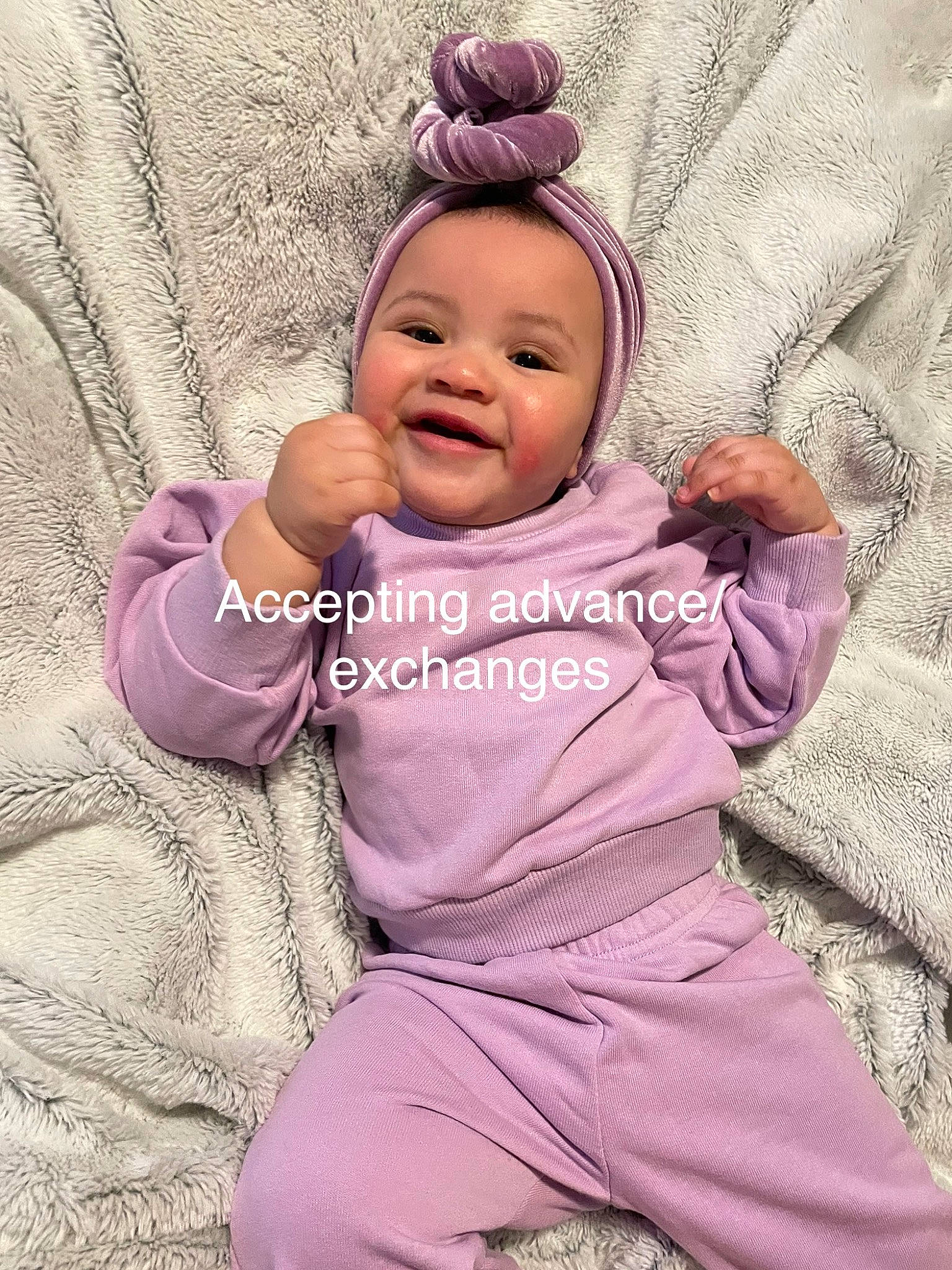 Deja is registered to the contest to win money with this photo: arm, baby, baby_sleeping, baby_toddler_clothing, face, fictional_character, gesture, hand, happy, headwear, linens, magenta, person, pink, purple, skin, sleeve, smile, textile, thumb