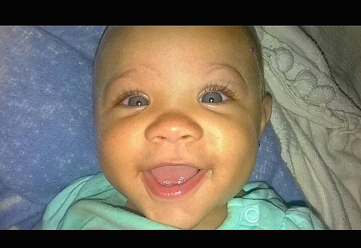 A'Remidee joined the competition — help win amazing prizes! cheek, child, chin, close_up, emotion, eye, eyebrow, face, facial_expression, forehead, head, human_hair_color, infant, jaw, lip, mouth, nose, person, skin, smile