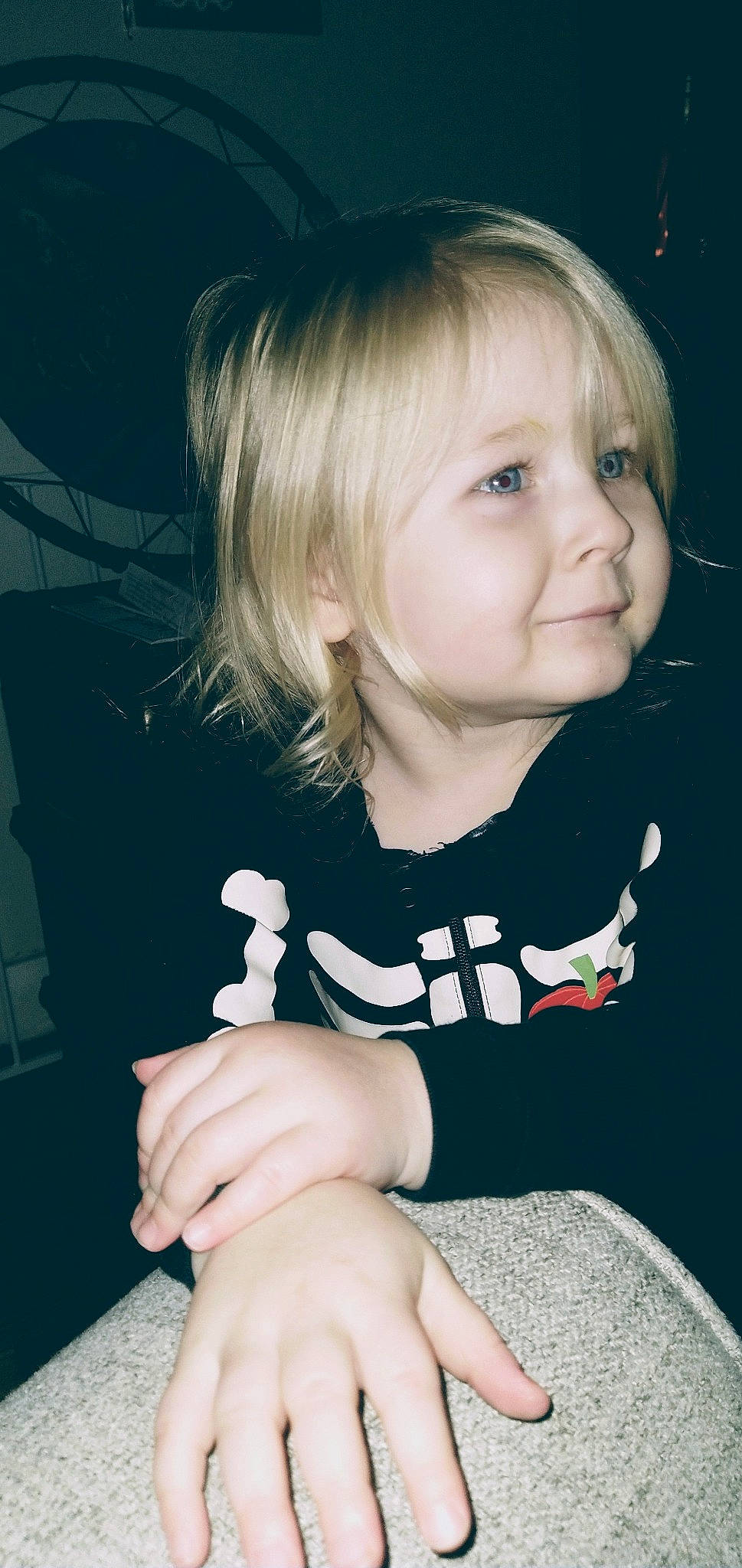 Riley joined the competition — help win amazing prizes! cheek, chin, cool, eye, eyelash, face, finger, flash_photography, gesture, hair, hairstyle, hand, happy, human_body, joy, knee, lip, organ, person, skin