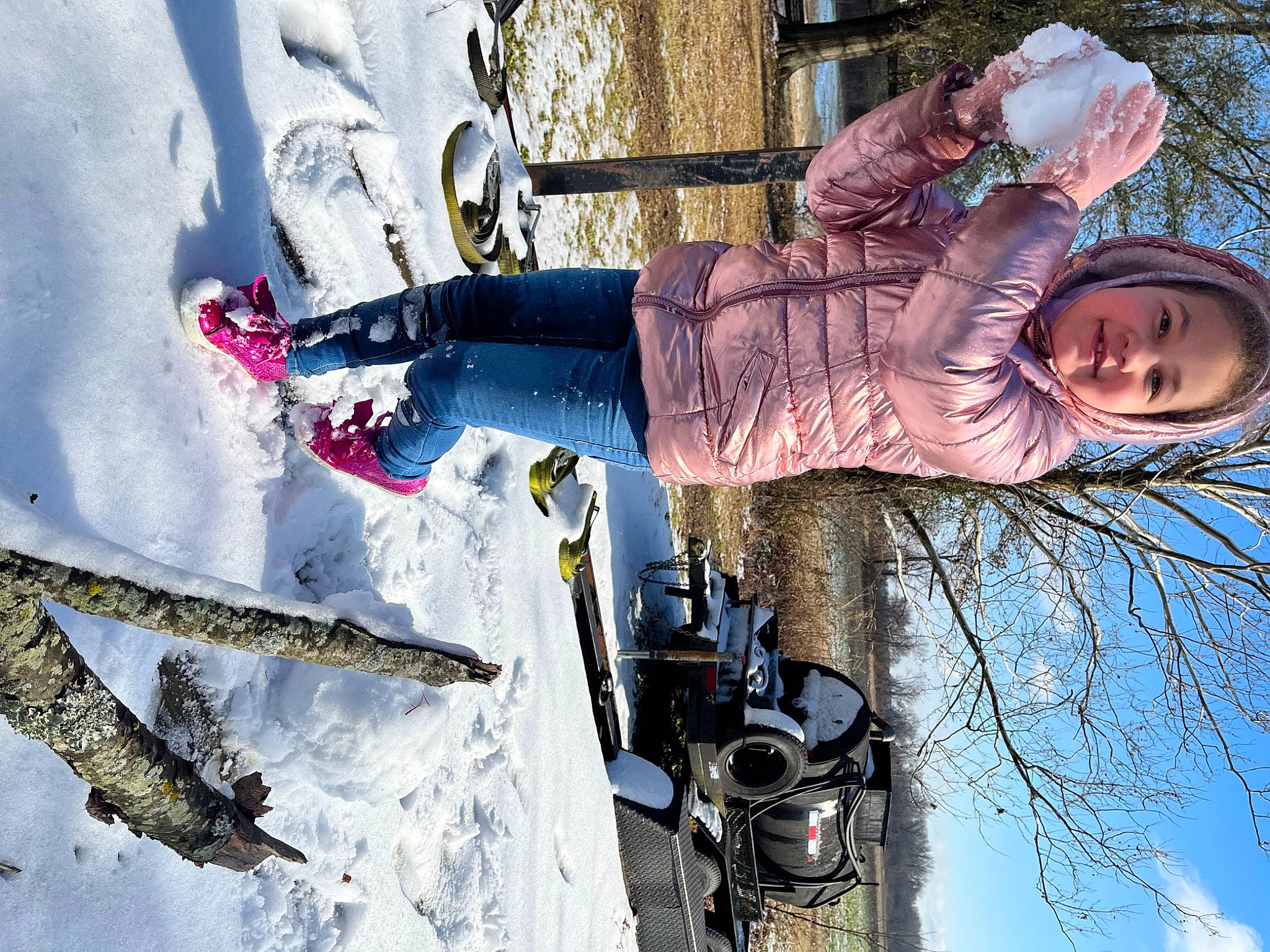 Monica joined the competition — help win amazing prizes! boot, eyewear, freezing, fun, hat, jacket, joy, leisure, light, person, plant, recreation, ski_equipment, sky, slope, smile, snow, sports_equipment, street_light, tree