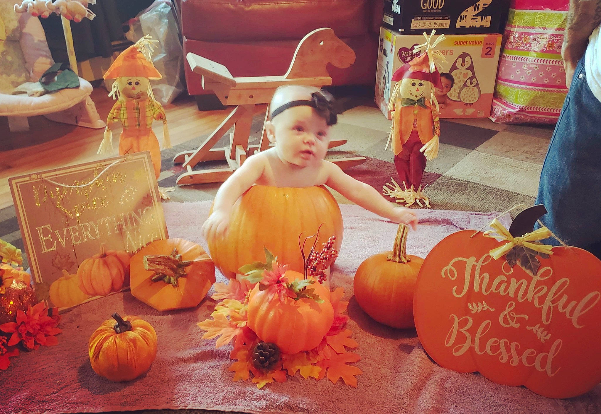 Paityn joined the competition — help win amazing prizes! calabaza, child, cucurbita, food, fruit, gourd, local_food, orange, person, plant, pumpkin, trick_or_treat, vegetable, winter_squash