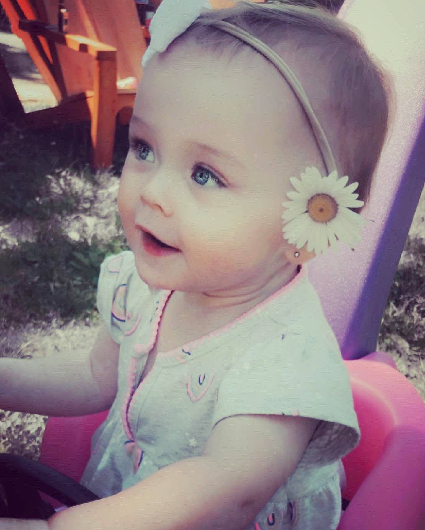 Paityn joined the competition — help win amazing prizes! baby_toddler_clothing, cheek, ear, eye, eyebrow, eyelash, face, facial_expression, hairstyle, happy, head, human, lip, mouth, neck, organ, person, plant, skin, sleeve