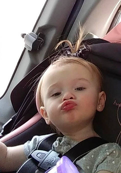 Paityn joined the competition — help win amazing prizes! audio_equipment, auto_part, baby, baby_carriage, baby_products, car_seat, child, eye, eyelash, eyewear, face, family_car, fashion_accessory, fun, gadget, happy, person, personal_protective_equipment, steering_wheel, toddler