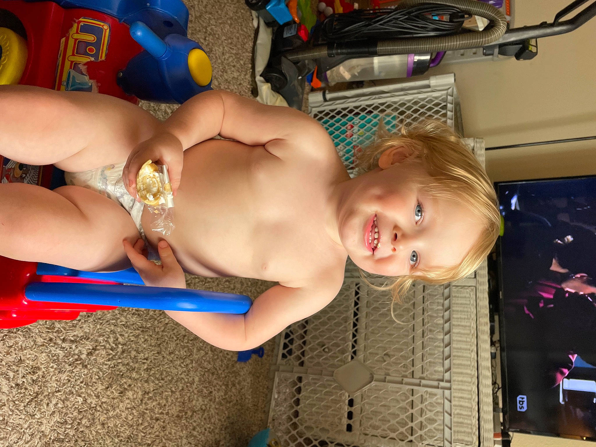 Jaxton joined the competition — help win amazing prizes! abdomen, baby, baby_products, barechested, beauty, chest, child, facial_expression, finger, fun, joy, leisure, mouth, muscle, person, play, smile, thigh, thumb, toddler