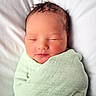 Preston joined the competition — help win amazing prizes! newborn, baby, sleeping, wrapped, blanket, green, infant, peaceful, soft, bed, portrait, face, closed_eyes, cute, child, resting, skin, head, hair, warm