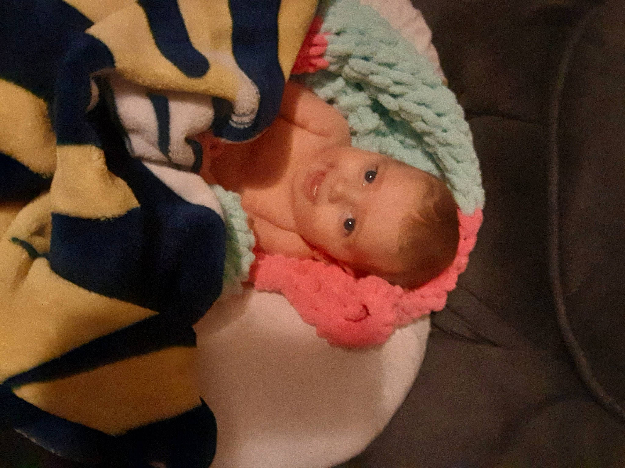 Alexandra is registered to the contest to win money with this photo: abdomen, baby, baby_products, baby_sleeping, baby_toddler_clothing, bedtime, cheek, chest, child, comfort, flesh, human_body, joy, linens, navel, pattern, person, room, sleep, thigh